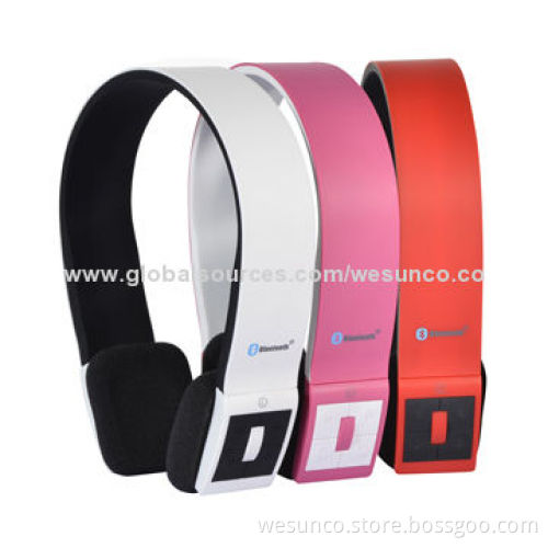 Hot Sale Bluetooth Headset with Built-in High Capacity and Cheap Price